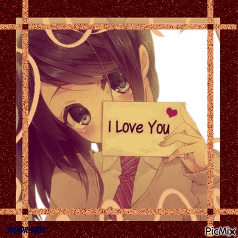 i love you anime gif